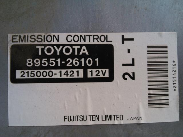 Styreenhet diverse til Toyota Hiace 1996-2001 (Fase 1)  (FUJITSU|89551-26101|215000-1421|)