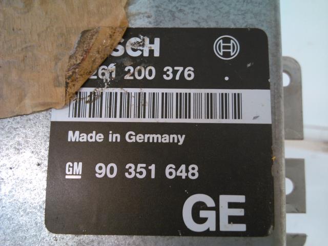 Styreenhet motor til Opel Vectra A 1989-1995  (BOSCH|0261200376|90351648|)