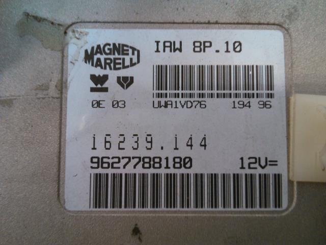 Styreenhet motor til Peugeot 405 1988-1996  (MAGNETI MA|UWA1VD7619496|9627788180.|)