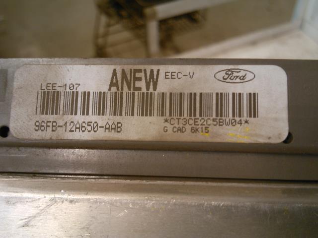 Styreenhet motor til Ford Fiesta 1996-1999 (Type IV, Fase 1) (96FB-12A650-AAB|CT3CE2C5BW04.|)