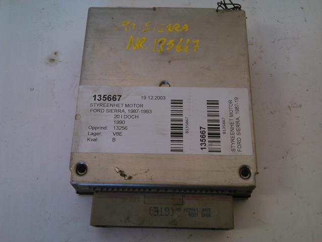 Styreenhet motor til Ford Sierra, 1987-1993  (H9 M 14|EEC-IV 796 8GAA)
