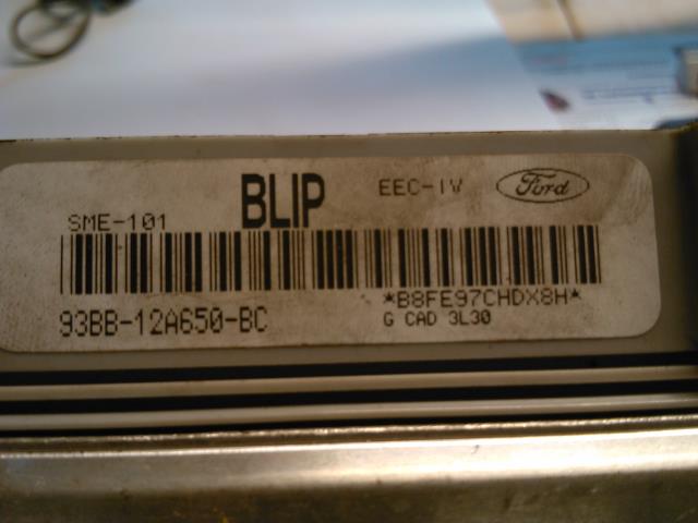Styreenhet motor til Ford Mondeo 1993-1996 (Type I) (93BB-12A650BC|B8FE97CHDX8H.|)