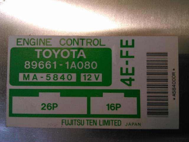 Styreenhet motor til Toyota Corolla 1993-1997  (89661-1A08|MA-5840.4EFE|)