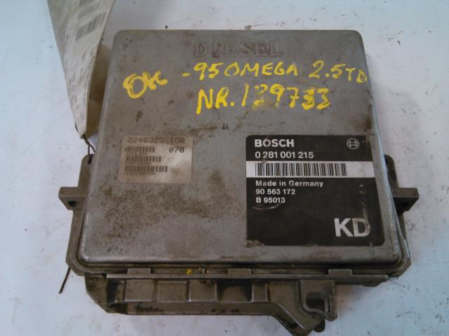 Styreenhet motor til Opel Omega B, 1994-1999  (BOSCH|0 281 001 215)