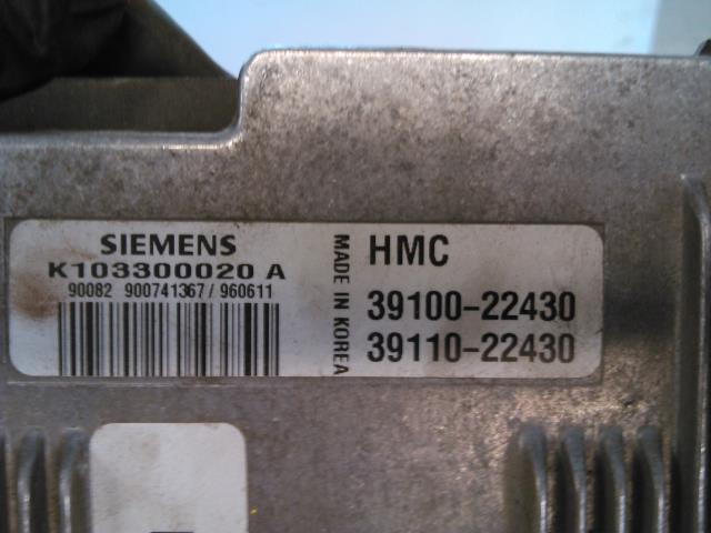 Styreenhet motor til Hyundai Accent 1994-1999 (Type I) (SIEMENS|K 103300020A|39110-22430.|39100-22430)