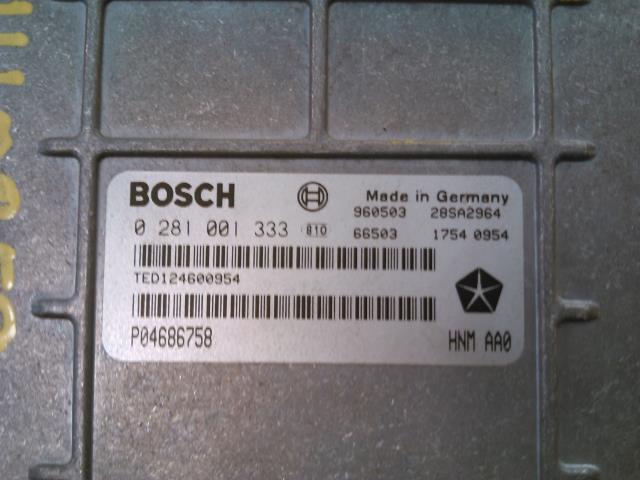 Styreenhet motor til Chrysler Voyager 1996-2001 (Type III)  (BOSCH|0 281 001 333|)