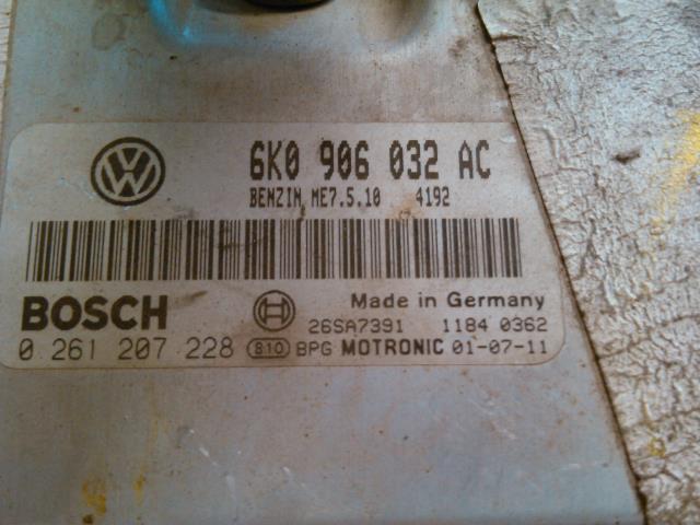 Styreenhet motor til Seat Ibiza 2000-2002 (Type II, Fase 2)  (BOSCH|0 261 207 228|)