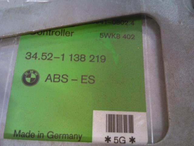 Styreenhet ABS til BMW 3-Serie 1991-2000 (E36) (E36) (CATE|34.52-1138219|)