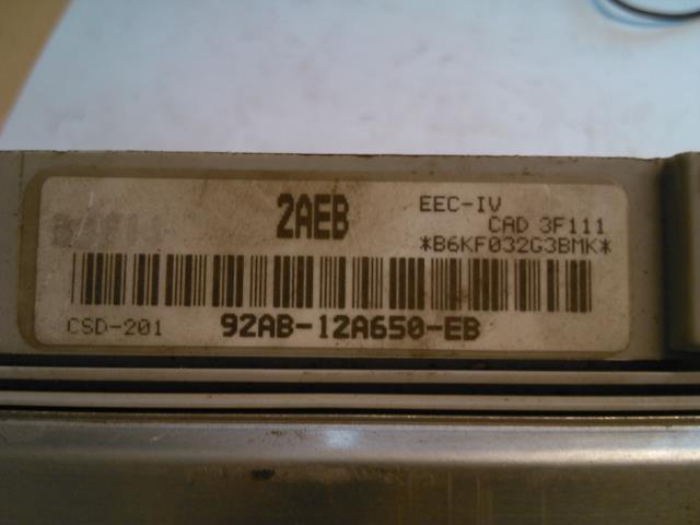 Styreenhet motor til Ford Escort 1991-1995  (FORD|92AB-12A650-EB|)