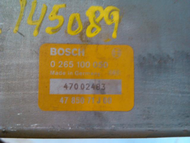 Styreenhet ABS til Nissan Primera 1990-1996 (P10) (P10) (BOSCH|0 265 100 050|47002483.|)