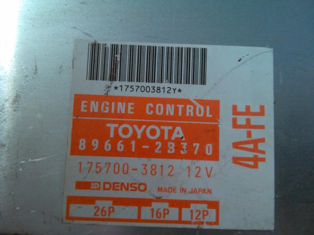 Styreenhet motor til Toyota Carina E 1992-1997  (DENSO|89661-2B370|175700-31812|)