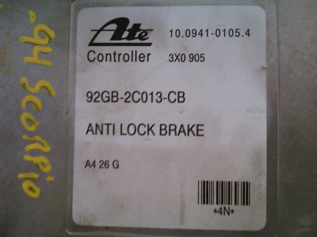 Styreenhet ABS til Ford Scorpio 1992-1994 (ATE|92GB-2C013-CB|)