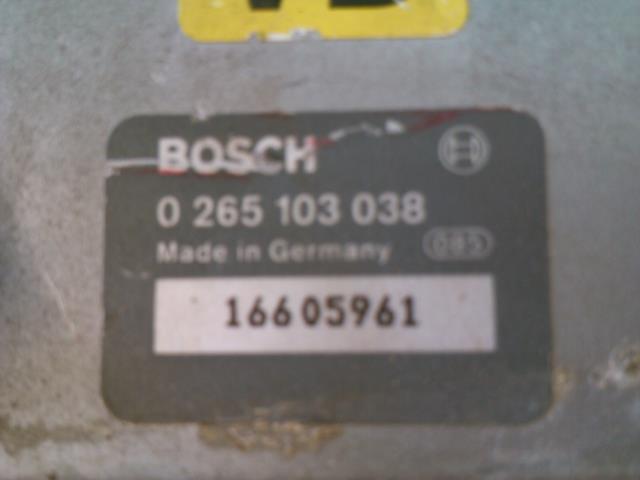 Styreenhet ABS til Opel Calibra 1990-1997 (BOSCH|0265103038|16605961|)