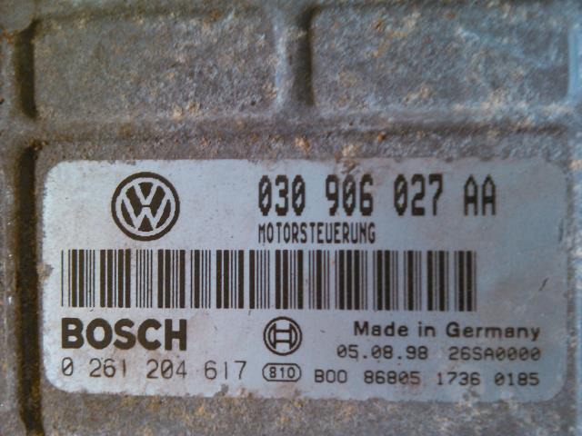 Styreenhet motor til VW Polo 1994-1999 (Type III, Fase 1)  (BOSCH|030906027AA|0261204617|)