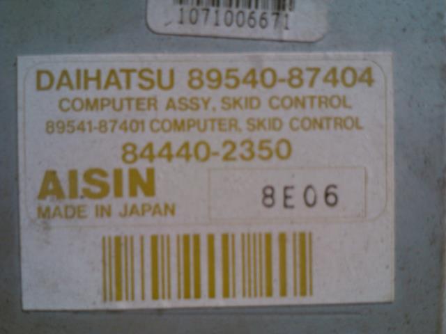 Styreenhet antispinn til Daihatsu Terios 1998-2000 (AISIN|89540-87404|84440-2350.8E06.|)