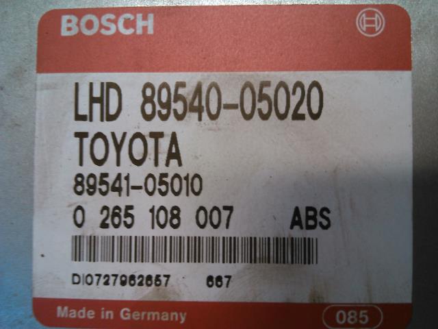 Styreenhet ABS til Toyota Carina E 1992-1997  (BOSCH|89541-05010|89540-05020|0265108007)