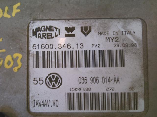 Styreenhet motor til VW Golf IV 1998-2003  (MAGNETI M|036906014AA|036.906.014.AA|61600.346.13)