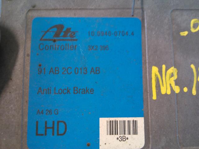 Styreenhet ABS til Ford Escort 1991-1995  (ATE|10.0940-0704.4|91AB2C013AB|)