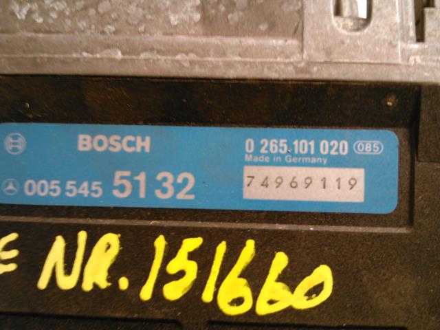 Styreenhet ABS til Mercedes 124 1986-1995 (W124) (W124) (BOSCH|0265101020|0055455132|)
