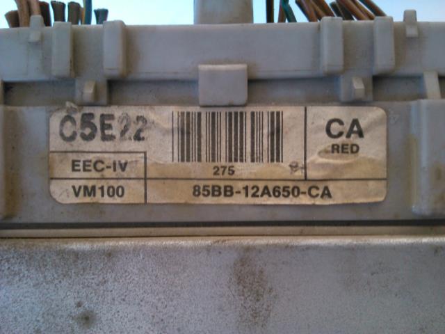 Styreenhet motor til Ford Sierra 1982-1987 (CA|85BB-12A650-CA|)