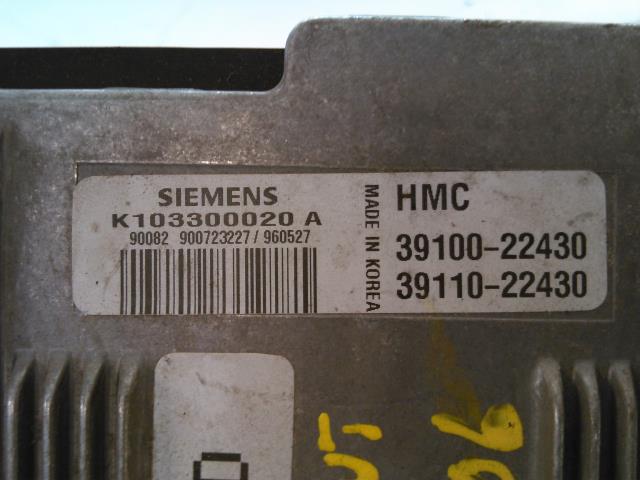 Styreenhet motor til Hyundai Accent 1994-1999 (Type I)  (SIEMENS|K103300020A|39100-22430|39110-22430)