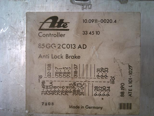 Styreenhet ABS til Ford Scorpio 1985-1991  (ATE|85GG2C013AD|)