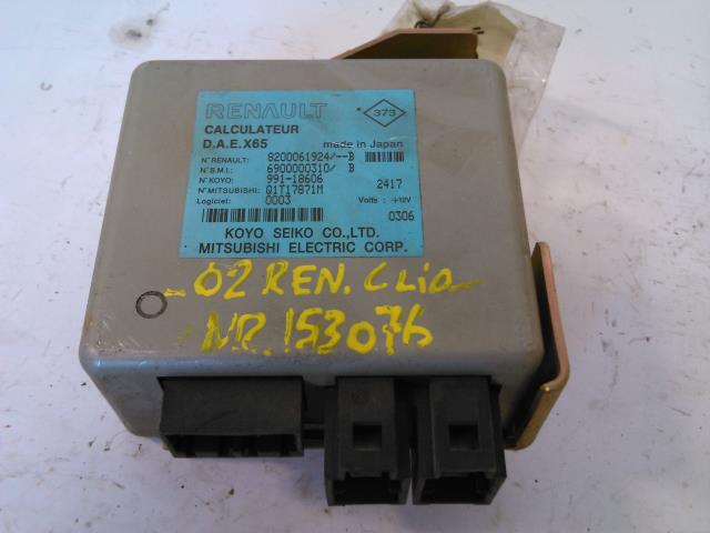 Styreenhet diverse til Renault Clio, 2001-2006 (Type II, Fase 2)  (KOYO SEIKO|KOYO 991-18606)