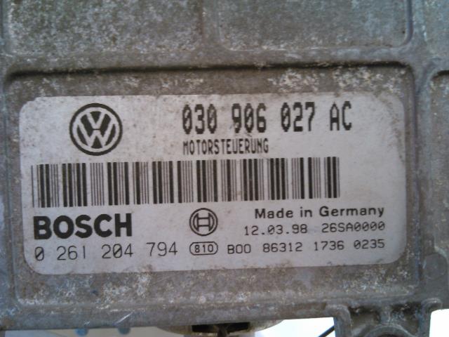 Styreenhet motor til VW Polo 1994-1999 (Type III, Fase 1)  (BOSCH|0261204794|030906027AC|)
