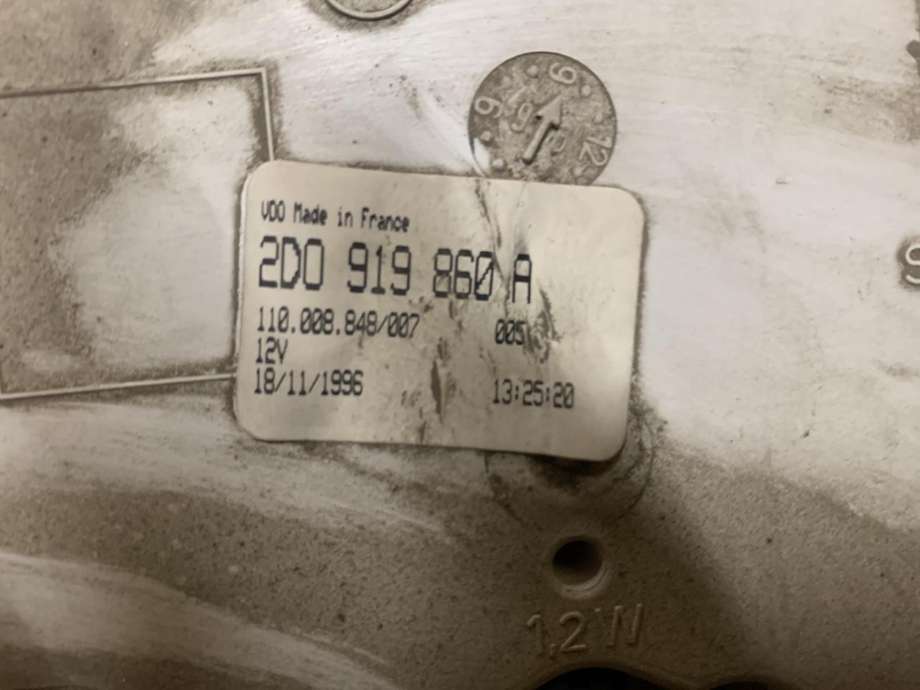 Instrumentpanel til VW LT 1996-2006 (Type II) (MB) (MB) 