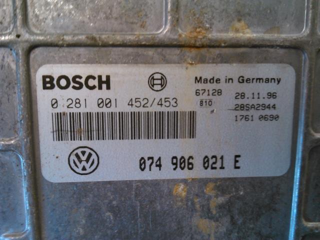Styreenhet motor til VW LT 1996-2006 (Type II) (MB) (MB) (BOSCH|0281001452/453|074906021E|)