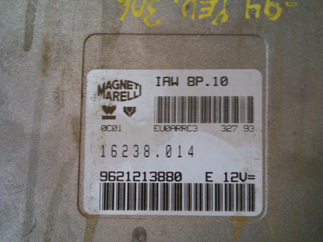 Styreenhet motor til Peugeot 306 1993-1997 (Fase 1)  (MARELLI|IAW 8P.10|9621213880|16238.014)