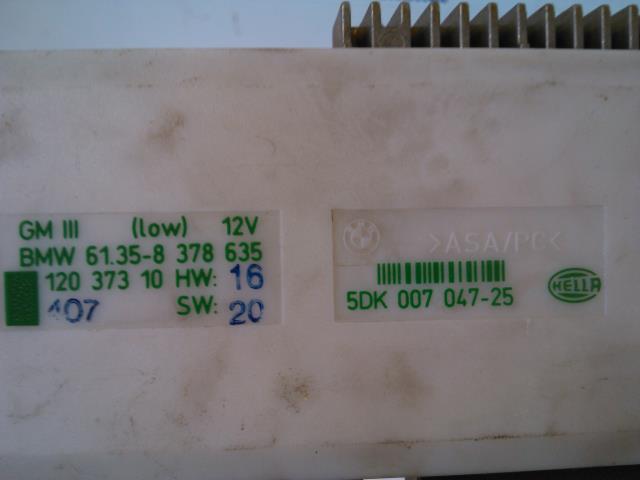 Styreenhet diverse til BMW 5-Serie 1996-2003 (E39) (E39) (61.35-8378635|12037310|5DK00704725)