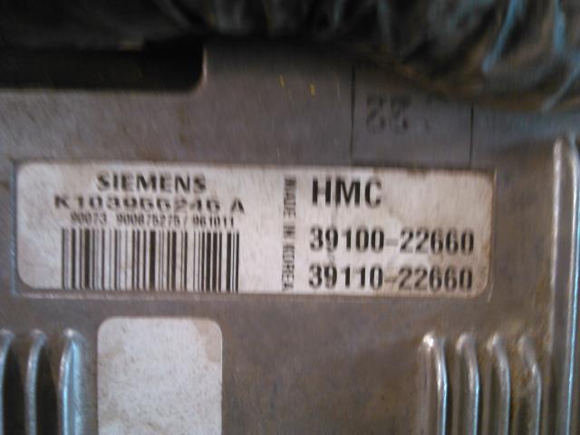 Styreenhet motor til Hyundai Elantra 1996-2000 (Type II)  (SIEMENS|K103955245A|39110-22660|HMC39100-22660)