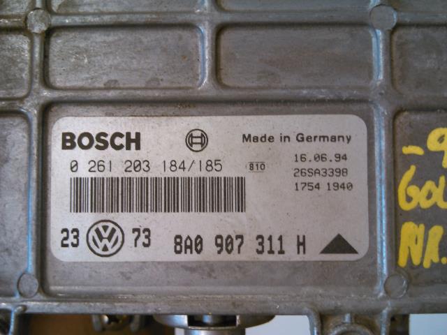 Styreenhet motor til VW Golf III 1992-1997  (BOSCH|0261203184/185|)