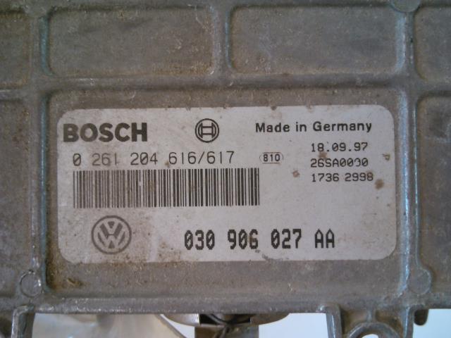 Styreenhet motor til VW Polo 1994-1999 (Type III, Fase 1) (BOSCH|0261204616/617|030936027AA|)