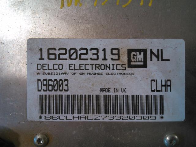 Styreenhet motor til Opel Vectra B 1996-2001  (DELCO|16202319|D96003|)