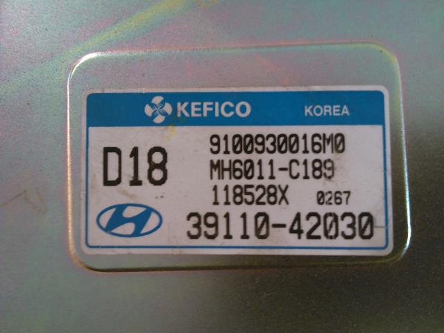 Styreenhet motor til Hyundai H-1 1998-2005 (Type I, Fase 1)  (KEFICO|9100930016MO|39110-42030.|118528X.)