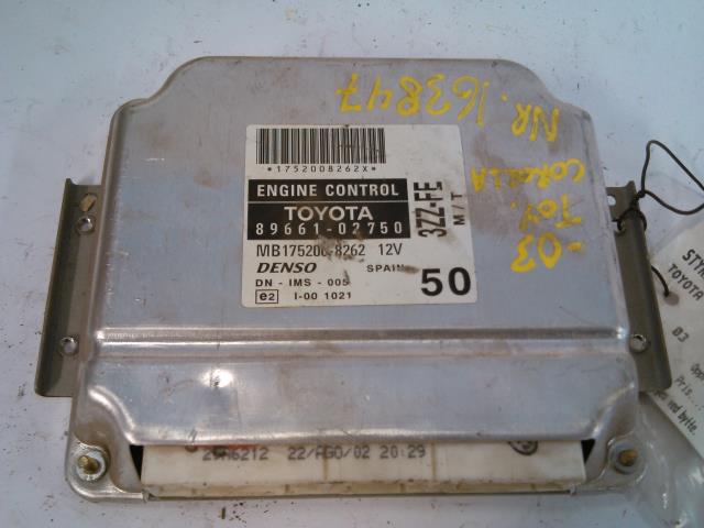 Styreenhet motor til Toyota Corolla, 2002-2007  (DENSO|89661-02750)