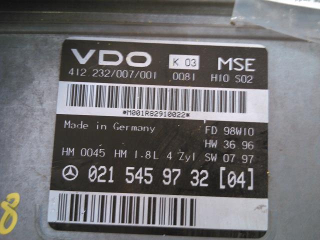 Styreenhet motor til Mercedes C-Klasse 1993-2000 (W202) (W202) (VDO|0215459732|)
