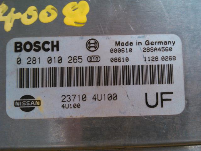 Styreenhet motor til Nissan Almera, Tino 2000-2003 (V10) (V10) (BOSCH|0281010265|)