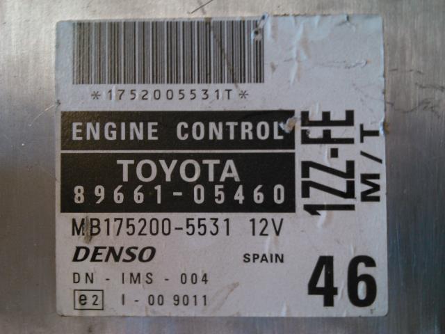 Styreenhet motor til Toyota Avensis 2000-2003 (Type I, Fase 2)  (TOYOTA|89661-05460|MB175200-5531|)