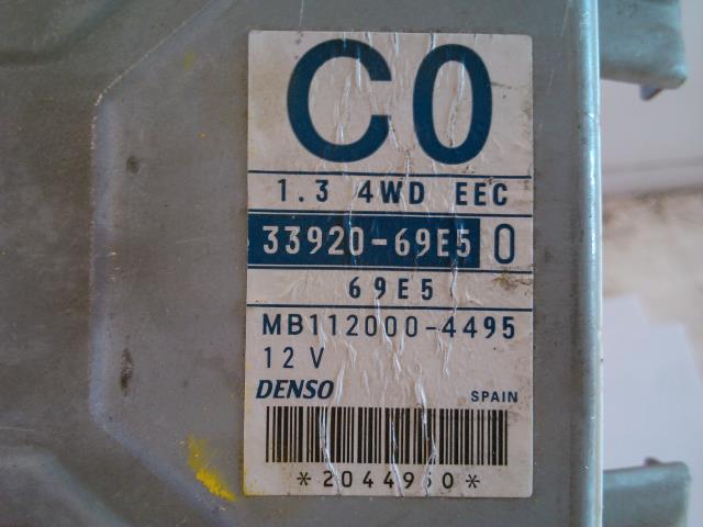 Styreenhet motor til Subaru Justy 1996-2003 (Type II)  (DENSO|MB112000-4495|33920-69E5|)