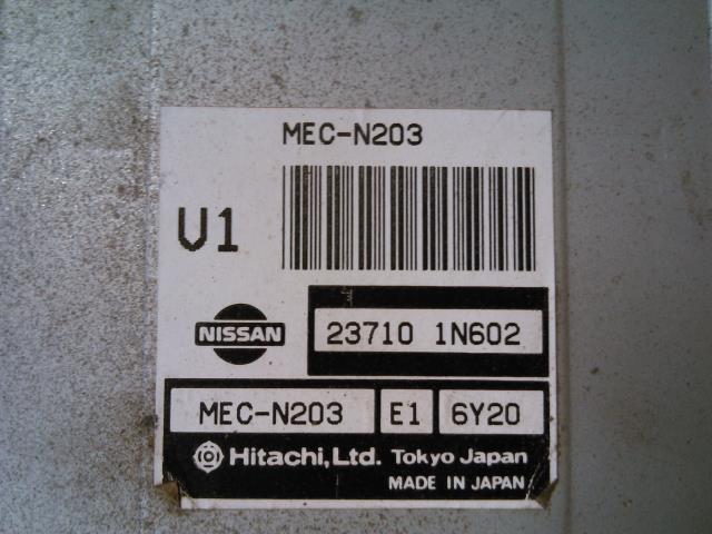 Styreenhet motor til Nissan Almera 1995-2000 (N15) (N15) (HITACHI|23710 1N602|MEC- N203|)