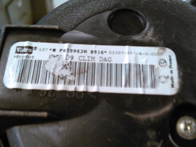 Varmeapparat motor til Peugeot 607 2000-2004 (Fase 1) (VALEO|)