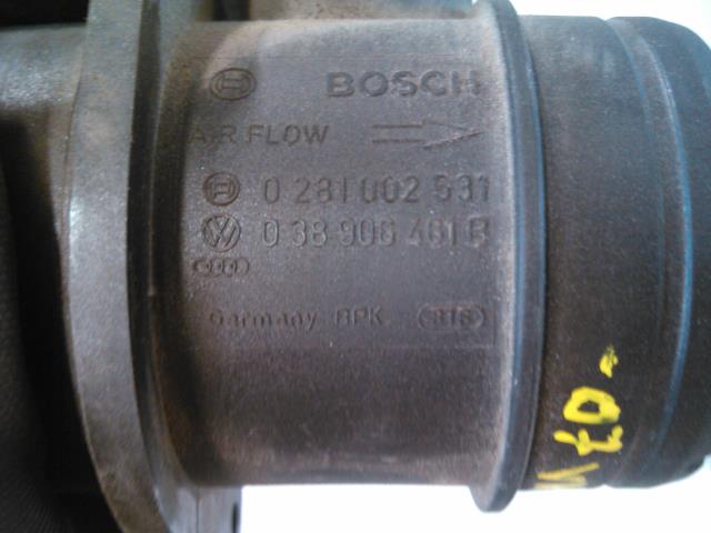 Luftmengde/luftmassemåler til VW Caddy 2004-2010 (Type III, Fase 1)  (BOSCH|0 38 906 461 B|)