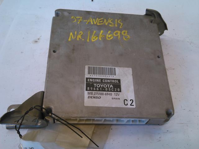 Styreenhet motor til Toyota Avensis, 2003-2008 (Type II) (DENSO|89661-05C20)