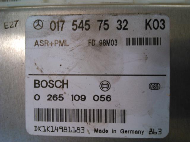 Styreenhet antispinn til Mercedes E-Klasse 1995-2000 (Fase 1) (W210) (W210) (BOSCH|017 545 75 32|0 265 109 056|)