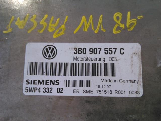 Styreenhet motor til VW Passat 1997-2000 (B5,3B) (B5,3B) (SIEMENS|3BO907557C||5WP433202|)