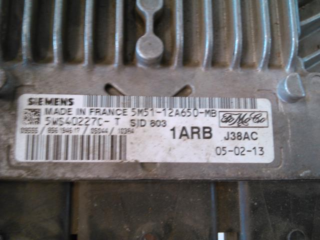 Styreenhet motor til Ford Focus 2004-2007 (Type II, Fase 1) (SIEMENS|5M51-12A650-MB|5WS40227C- T|)