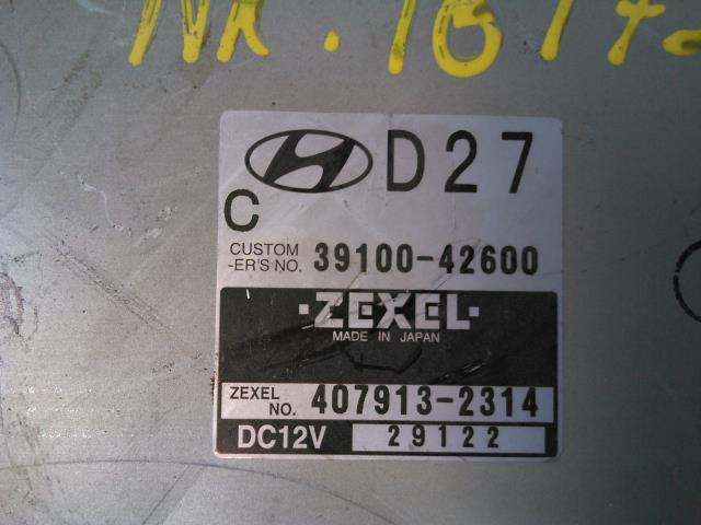 Styreenhet motor til Hyundai H-1 1998-2005 (Type I, Fase 1)  (ZEXEL|407913-2314|29122|)